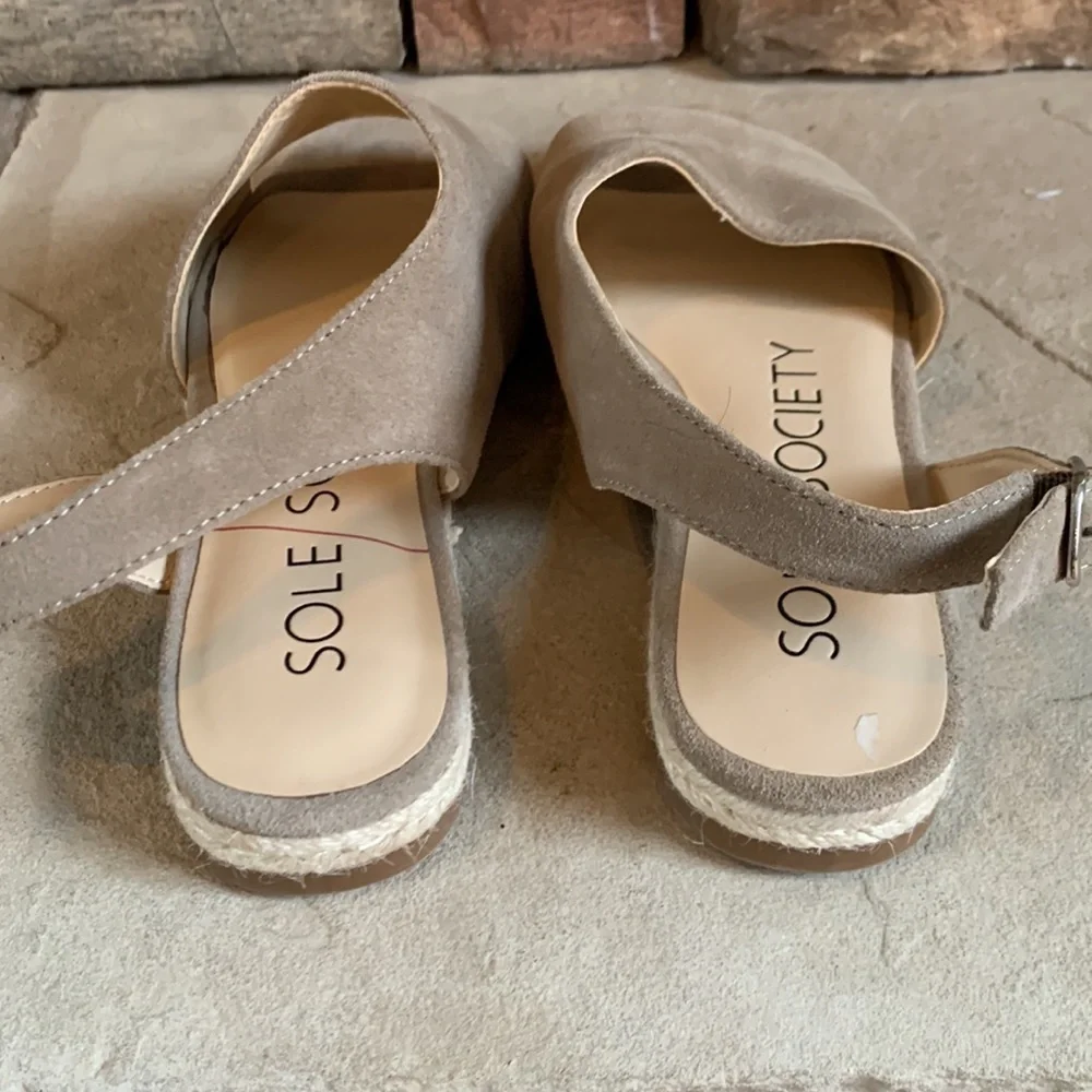 Sole Society size 8 leather sandals